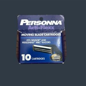 10 Acti-Flex  Blade Cartridges Fits Sensor & Persona Razors NEW Vintage 1998